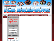 Tablet Screenshot of ice-breaker-ideas.com